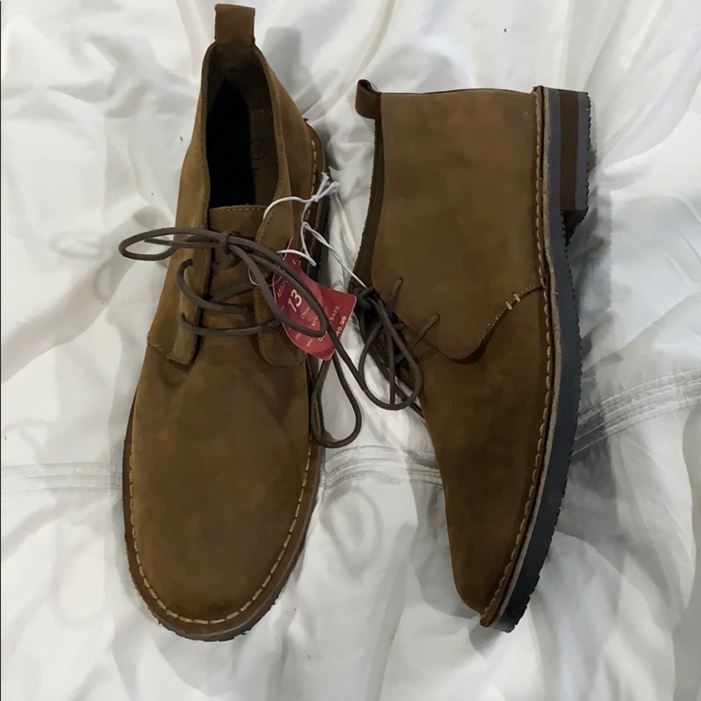NWT Brown Ethan Merona Men’s Boots Sized 13